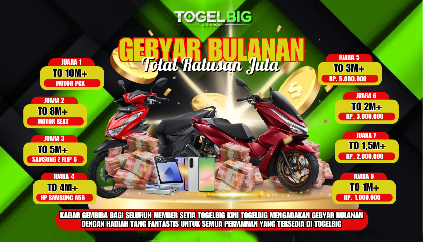  SELAMAT KEPADA PEMENANG LOMBA TURN OVER BULANAN